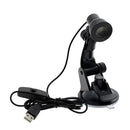 DecorBites™ LED Book Light Black Silver Clip-On Desk Lamp Flexible Reading Lamp