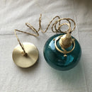 DecorBites™ Glass Ball Pendant Light: Nordic Modern LED Lamp for Bedroom and Bathroom