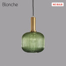 Decorbites led gold chandelier amber & green pendant lamps dining room