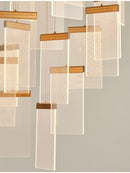 Luxury Modern LED Chandelier for Staircase, 12 Lights