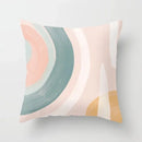 DecorBites™ Geometric Stitch Print Pillow Cover - Modern Minimalist Office Cushion