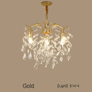 DecorBites™ Crystal LED Chandelier: Luxury Indoor Lighting for Home, Kitchen, Living Room