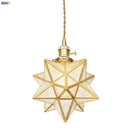 DecorBites™ Glass Copper LED Pendant Light for Kitchen Cafe Living Room