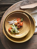 DecorBites™ Japanese Style Ceramic Round Plate - Restaurant Quality Dinnerware
