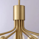 DecorBites™ Gold Glass Ball Chandelier: Luxury LED Lighting for Dining Room, Kitchen, Cafe