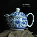 DecorBites™ Dragon Teapot Tea Set, Porcelain Kung Fu Teaware for Puer Oolong Ceremony