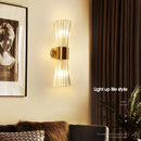 DecorBites™ Crystal Wall Sconce: Modern Home Indoor Lighting for Living Room, Staircase & Hallway