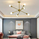 DecorBites™ LED Ceiling Chandelier: Modern & Industrial Sputnik Style for Living Room & Bedroom