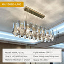 DecorBites™ Crystal LED Chandelier for Elegant Living Room, Dining, Bedroom, Kitchen