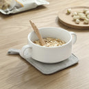 DecorBites™ Cotton Linen Coaster Set for Tea Coffee Mug Heat Protection ECO Cup Mat