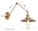 DecorBites™ Adjustable Long Arm Wall Light - Flexible Gold Lamp for Modern Spaces