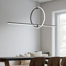 DecorBites™ Geometric LED Pendant Light - Modern Minimalist Hanging Lamp for Home Decor