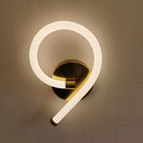 DecorBites™ Acrylic Ring LED Wall Lamp for Modern Indoor Decor, Living Room Bedroom Lighting
