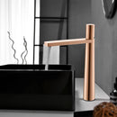 DecorBites™ Brushed Gold Basin Faucet - Elegant Brass Bathroom Mixer Tap for Lavatory