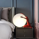 DecorBites™ Abstract Humanoid Ball Holder Table Lamp - Modern Art Sculpture Light