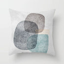 DecorBites™ Geometric Stitch Print Pillow Cover - Modern Minimalist Office Cushion