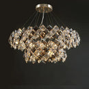 DecorBites™ Crystal Dimmable LED Chandelier in Gold and Silver Finishes