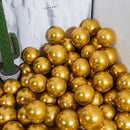 5" Chrome Golden Balloons for Wedding Party Decor by DecorBites™ - Pack of 10