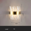 DecorBites™ Gold Black LED Wall Sconce Light for Bedroom Corridor