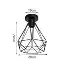 DecorBites™ Iron Aisle Ceiling Lights: Industrial Nordic Vintage Kitchen Decor Ceiling Lamp