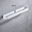DecorBites™ Aluminum Towel Holder Matte Black Wall Mounted Towel Bar in Various Sizes