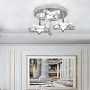 DecorBites™ Crystal LED Ceiling Chandelier for Modern Living Room Decor Luxe Lighting Fixtures