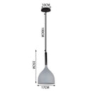 DecorBites™ Industrial Gray Pendant Light with LED for Living Room, Foyer - Modern Luminaire
