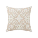 DecorBites™ Daisy Floral Geometric Embroidery Pillow Cover Yellow Blue 45x45cm Soft Cozy