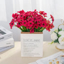 DecorBites™ Artificial Cherry Blossom Wall Flowers - Home Garden Wedding Decor