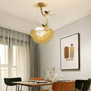 DecorBites™ Bird'S Nest Glass Pendant Lights - Modern Gold Design for Kitchen, Dining, Living Room