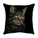 DecorBites™ Cute Cat Sofa Cotton Linen Cushion Cover Pillowcase Home Decor Pillow