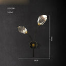 DecorBites™ Black Crystal Copper LED Chandelier - Art Deco Hanging Lamp for Dinning Room