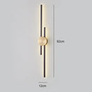 DecorBites™ Copper Wall Light for Bedroom, Living Room, TV Background - Minimalist Luxury Design