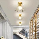 DecorBites™ Gold Crown Ceiling Light for Hallway, Aisle, Kitchen Island