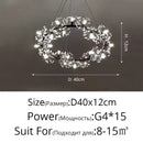 DecorBites™ Dandelion Flower Chandelier LED Lamp for Living Room Bedroom Restaurant Bouquet Decor
