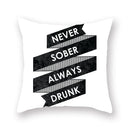 DecorBites™ Black Geometric Cushion Cover | Decorative Sofa Pillow Cases | Living room Throw Home Decor
