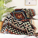 DecorBites™ Knitted Nordic Plaid Blanket - Cozy Home Decor and Sofa Cover