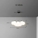 DecorBites™ Glass Ball LED Pendant Lights for Teen Room Decor
