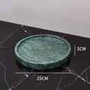 DecorBites™ Green Marble Bathroom Set: Dispenser, Dish, Holder, Tissue Box & Accessories