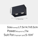DecorBites™ LED Adjustable Angle Spotlight Ceiling Lights for Background Wall and Aisle