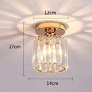 DecorBites™ Crystal Aisle Corridor Ceiling Light - Modern Luxury Indoor Hang Lamp