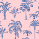 Blue Palms Wallpaper