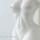 DecorBites™ Abstract Nude Female Ceramic Vase Black White Home Decor Ornament