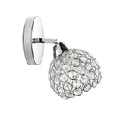 DecorBites™ Crystal Wall Sconce: Modern Bedside Wall Lamp for Home Decor