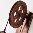 DecorBites™ Industrial Pulley Wall Lamp Adjustable Sconce Light Fixture Loft Cafe Bar