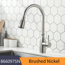 DecorBites™ Gold Kitchen Faucet Single Handle Pull Out Tap Mixer Swivel Water Mixer