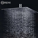 DecorBites™ 20’’ Stainless Steel Rainfall Shower Head - Ultra-thin Square Bathroom Shower Head