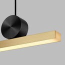 DecorBites™ Linear LED Gold Pendant Light for Island, Restaurant, Bar - Nordic Designer Style