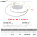 DecorBites™ LED Chandelier: Modern Surface Mounted Lights for Living Room, Bedroom, Study Room