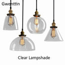 DecorBites™ Industrial Glass Pendant Light for Modern Home Decor